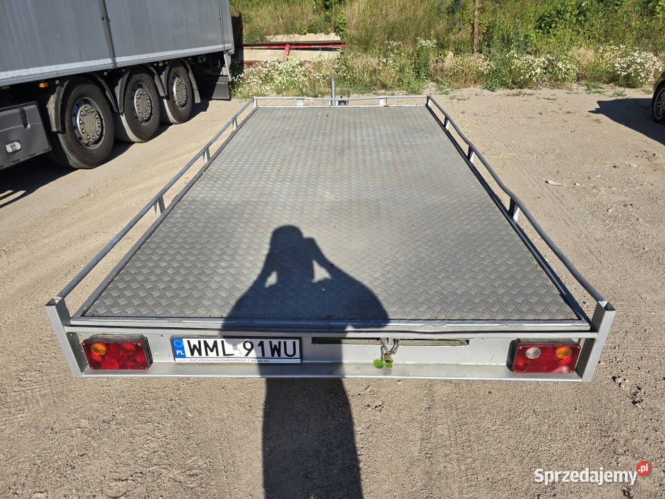 Przyczepa laweta BLYSS AH27 DMC 3000 ładowność Rudolfowo