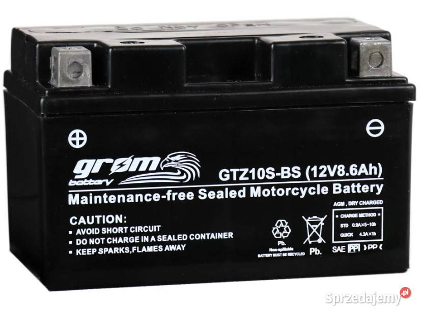 Akumulator motocyklowy GROM GTZ10SBS YTZ10SBS dolnośląskie sprzedam