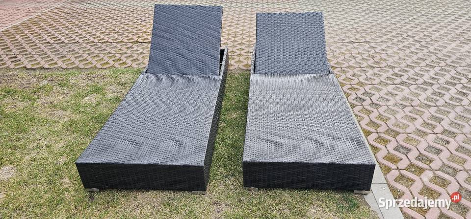 Leżaki ratanowe do ogrodu na taras Tomaszów Lubelski