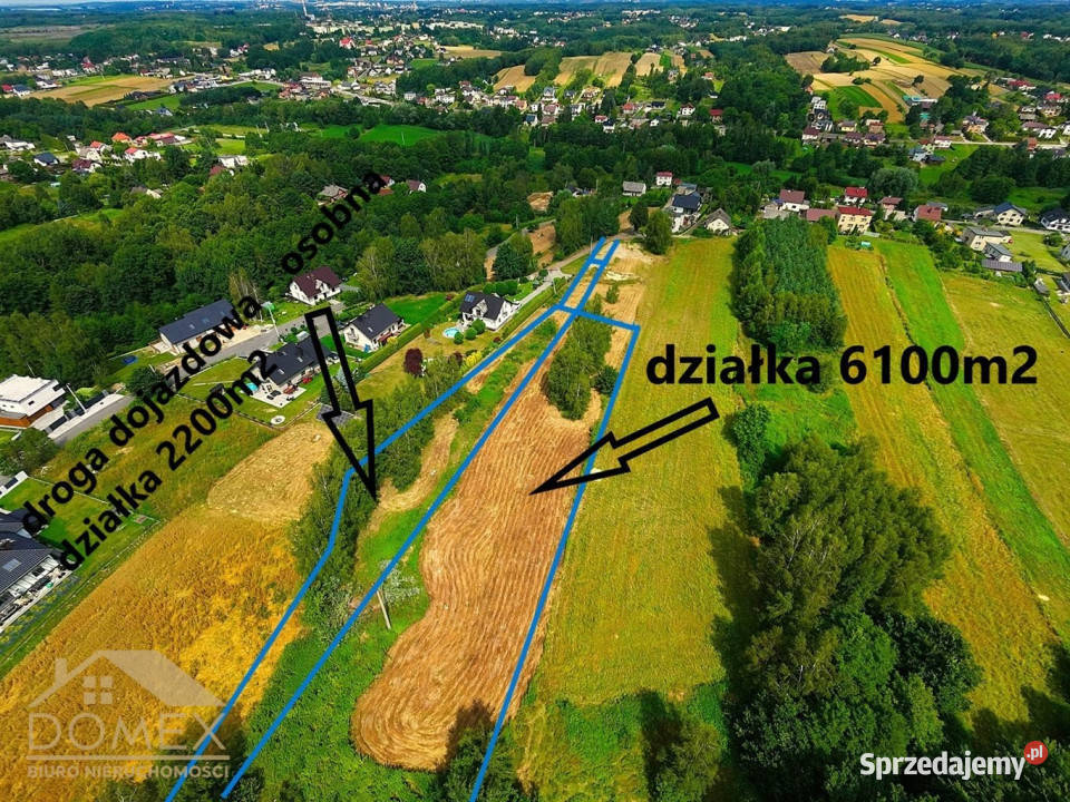 Grunt 8300m2 Mszana sprzedam