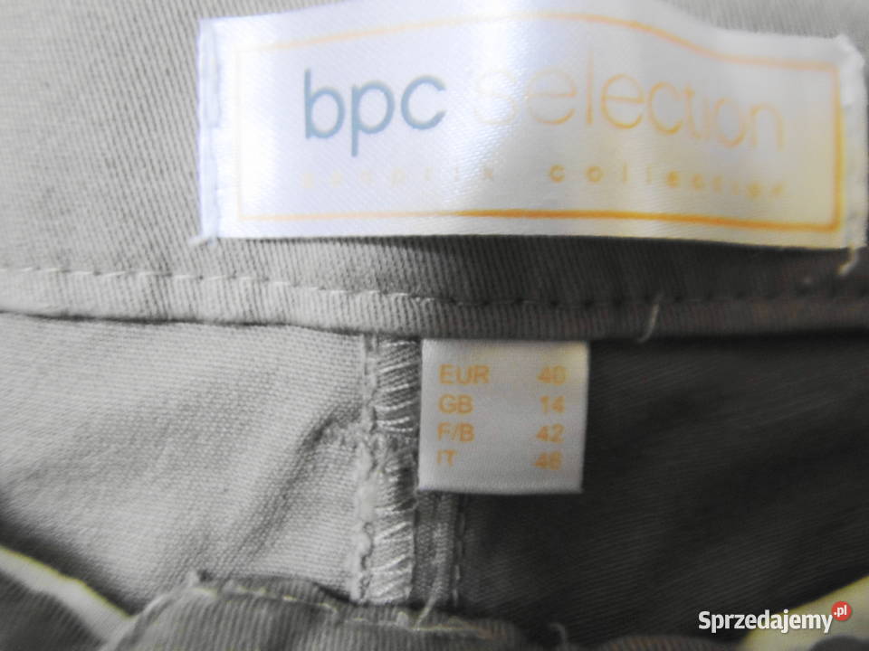Nowe spodnie z metkami BonPrix beżowe 40 Warszawa sprzedam