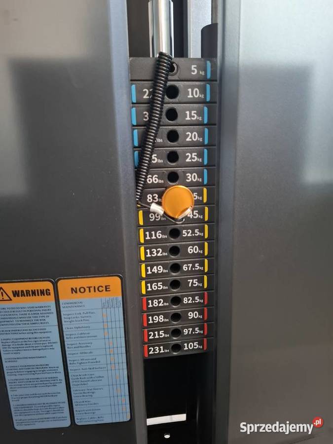 Maszyna na odwodziciele i przywodziciele RE8020 Wałcz sprzedam