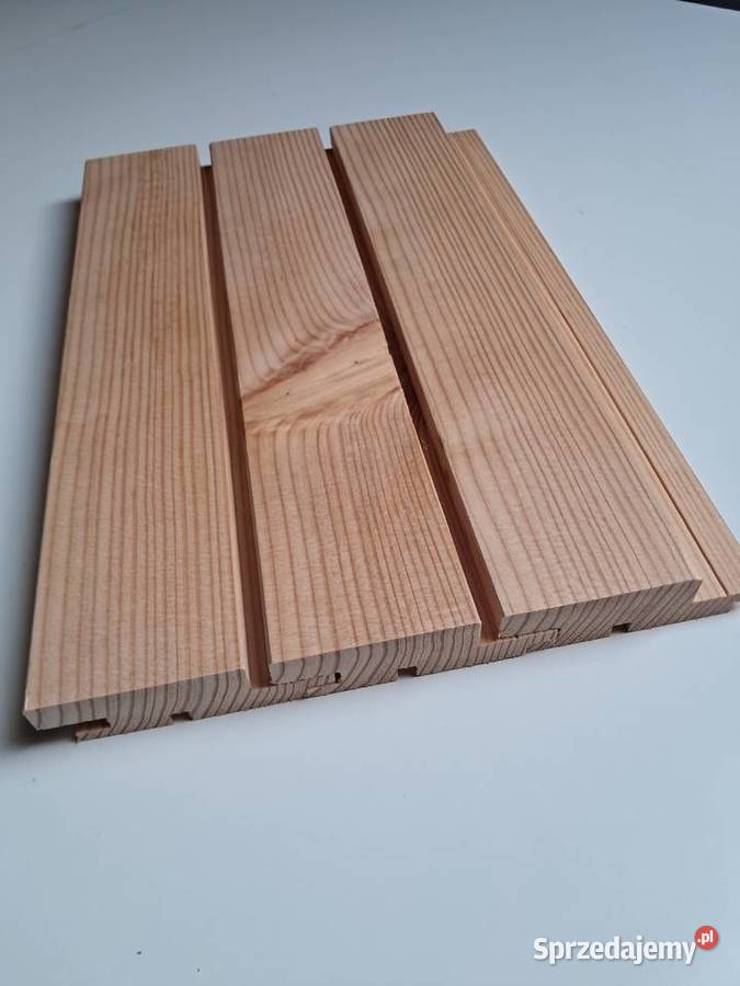 Elewacja drewniana 3D modrzewiowa modrzew Biskupice