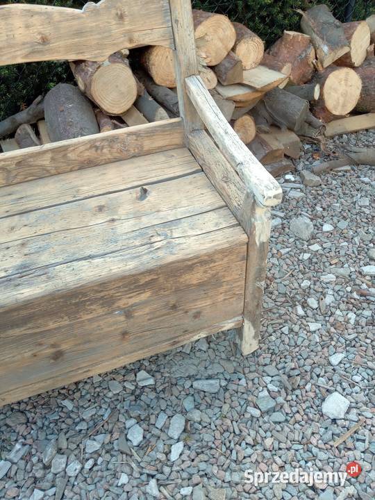 Wiejska ława orginal Gdów