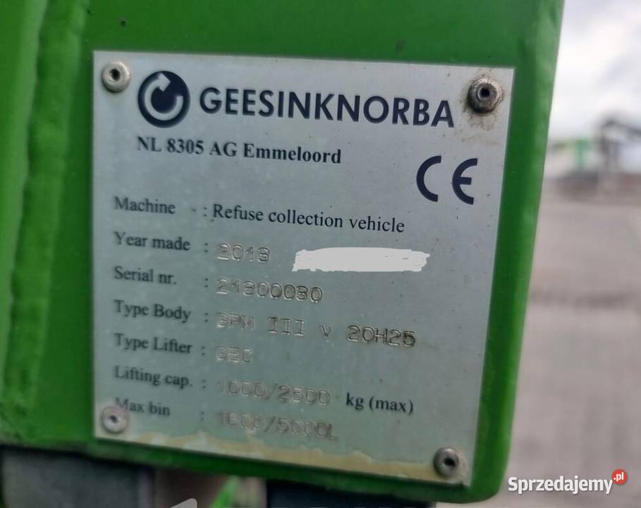 Scania P280 śmieciarka NORBA 20m3 KP7 z wagą Nowiny