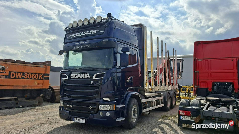Scania R 580 LA 6x4 ES Topline E6 265t automatyczna Grójec sprzedam