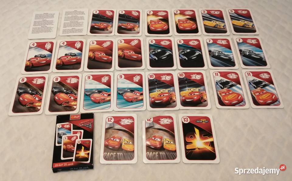Piotruś karty gra dzieci Auta 3 Cars 3 08474 VTech Czeladź