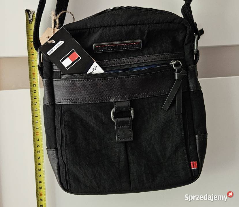 Tommy Hilfiger torebka torba listonoszka czarna Konstancin-Jeziorna