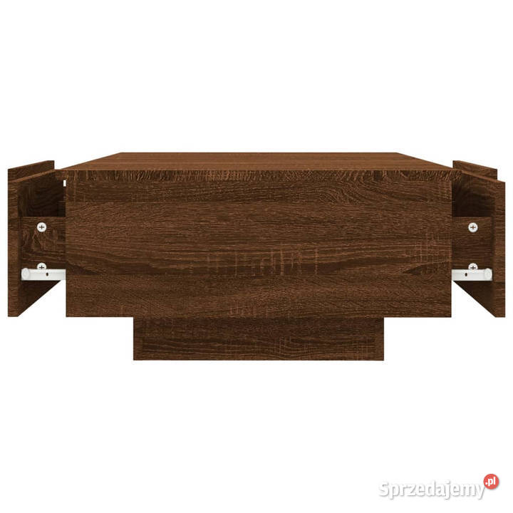 Stolik kawowy brązowy dąb 90x60x31 WM815197 Warszawa