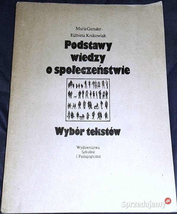 Podstawy wiedzy o społeczeństwie M Gensler E Chełm
