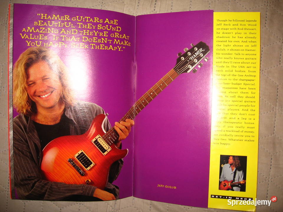 HAMER guitars catalog katalog gitar Kępice