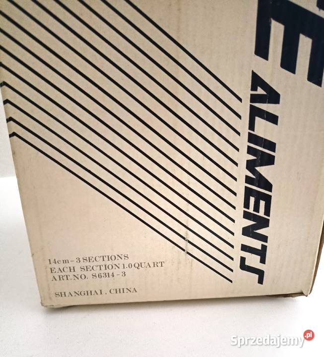 Menażka obiadowa stal 188 vintage łódzkie Łódź