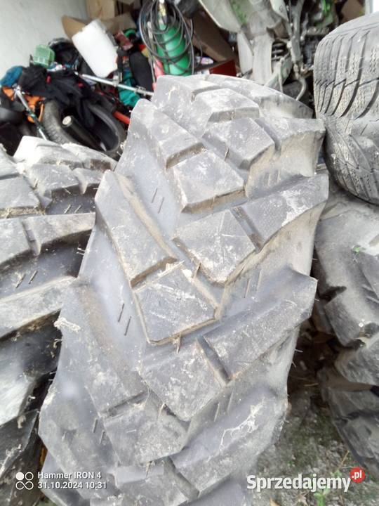 Sprzedam komplet kół JCB bocat 1075 153 Opony rolnicze Dobrzyniewo