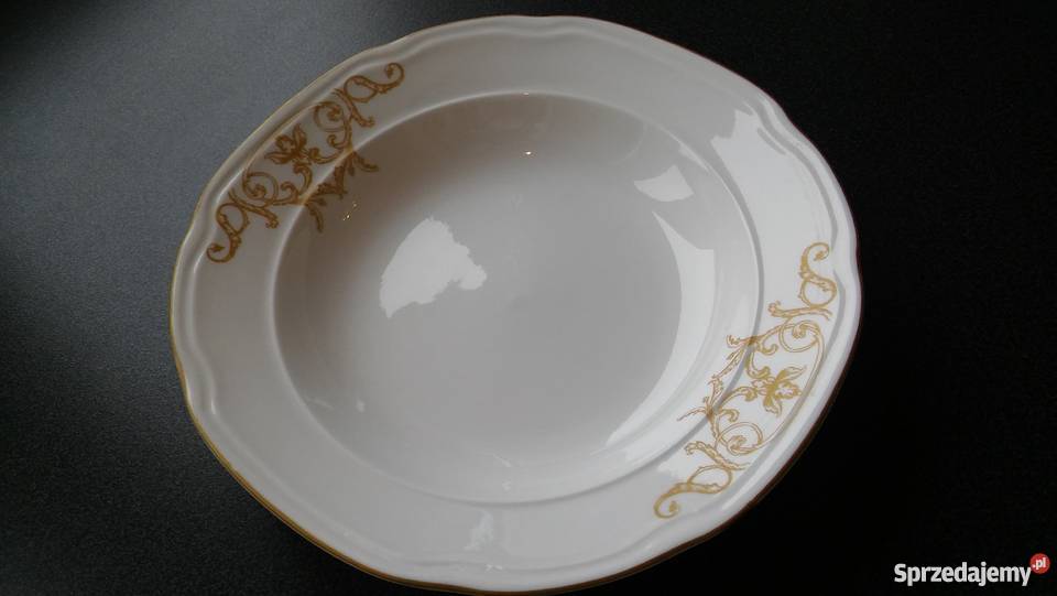 komplet talerze płaskie i głębokie almi decor inny kolor