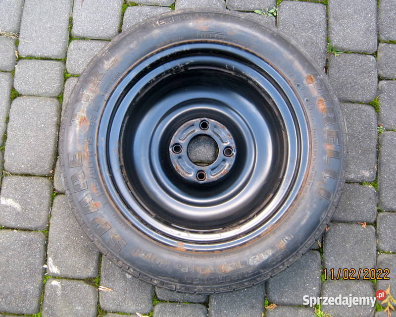 Dojazdówka Pirelli 4J x 15 x 40 Rozmiar 15" Koła i felgi