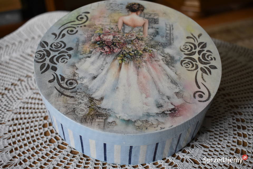 Pudełko rękodzieło decoupage Warszawa