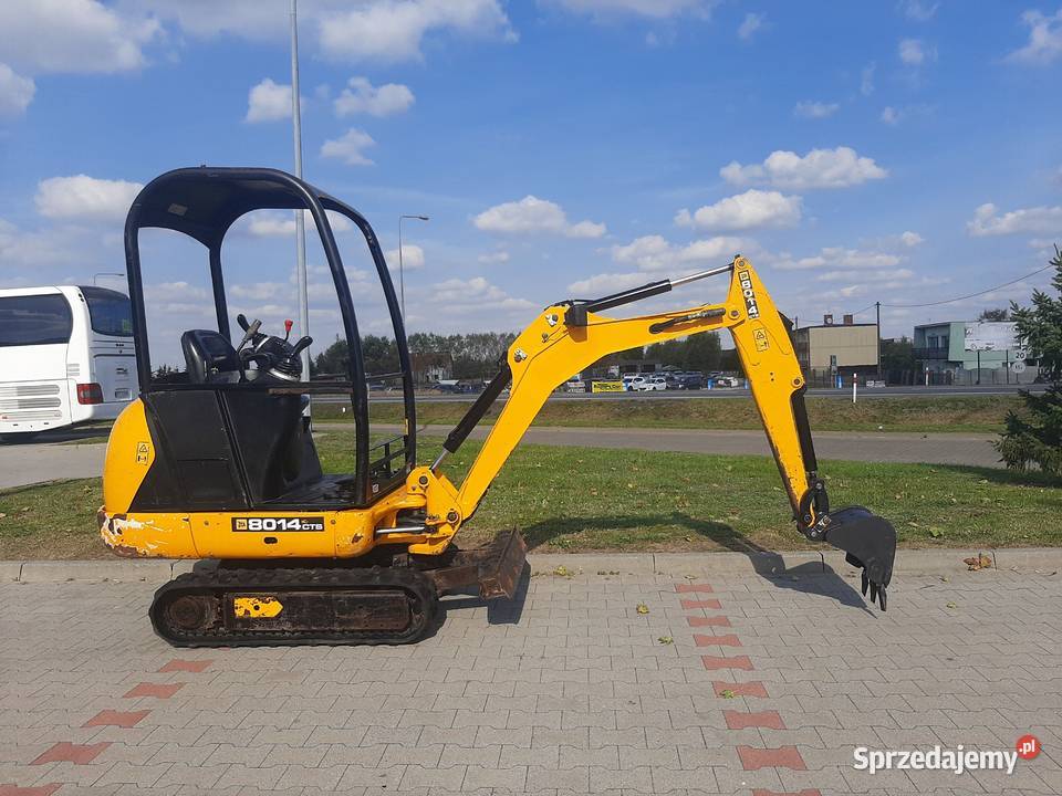 JCB 8014 2016r 1600mth GWARANCJA możliwość Gniezno