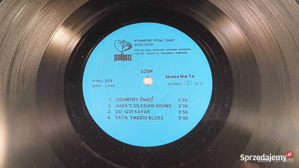 Dżem The Band Plays On NM płyta winylowa Kraków sprzedam