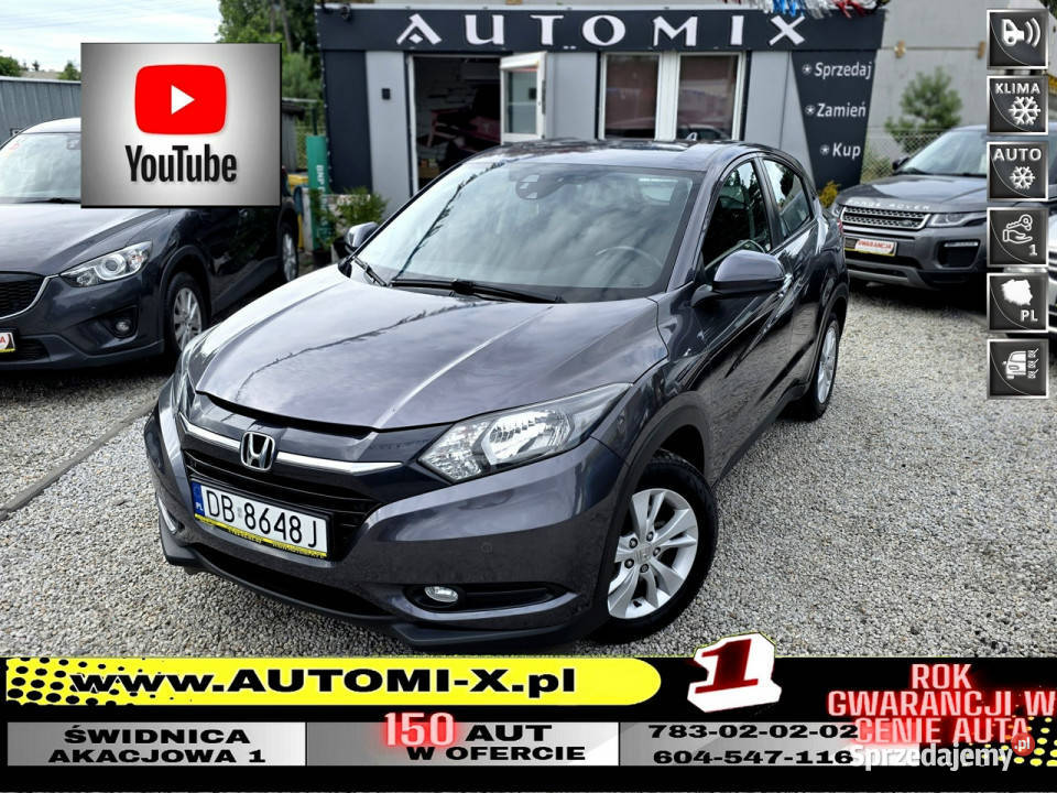 Honda HRV 15 BENZSALON 1WŁMożliwa ZAMIANA immobilizer Świdnica