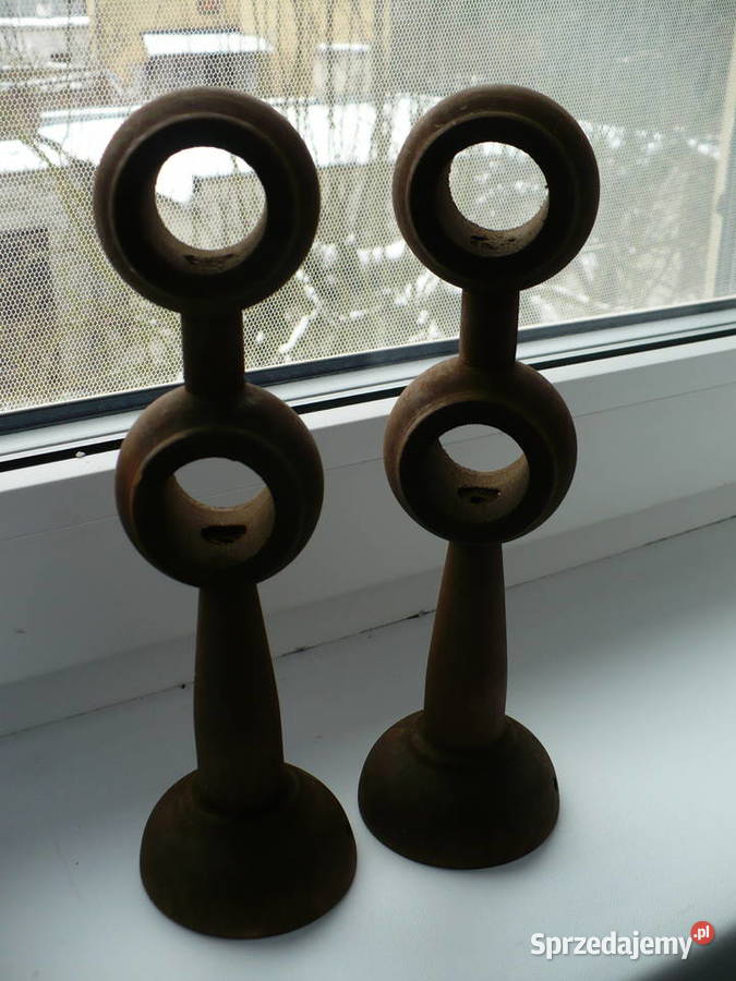 Karnisz drewniany 180 m podwójny brązowy Poznań sprzedam