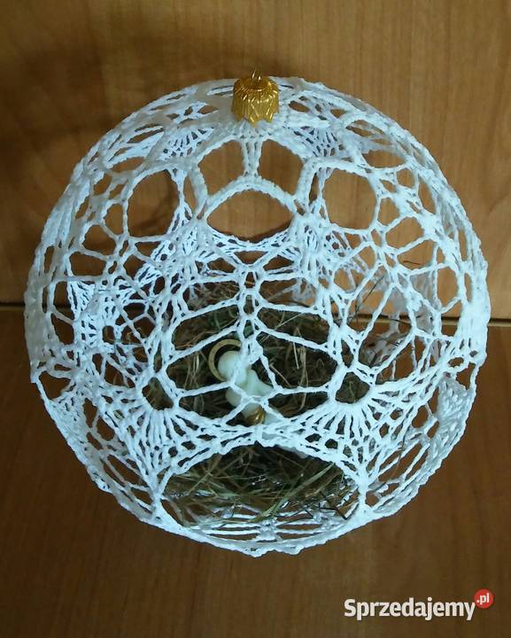 Szopka Duża Bombka szydełkowa na choinkę różne Białystok