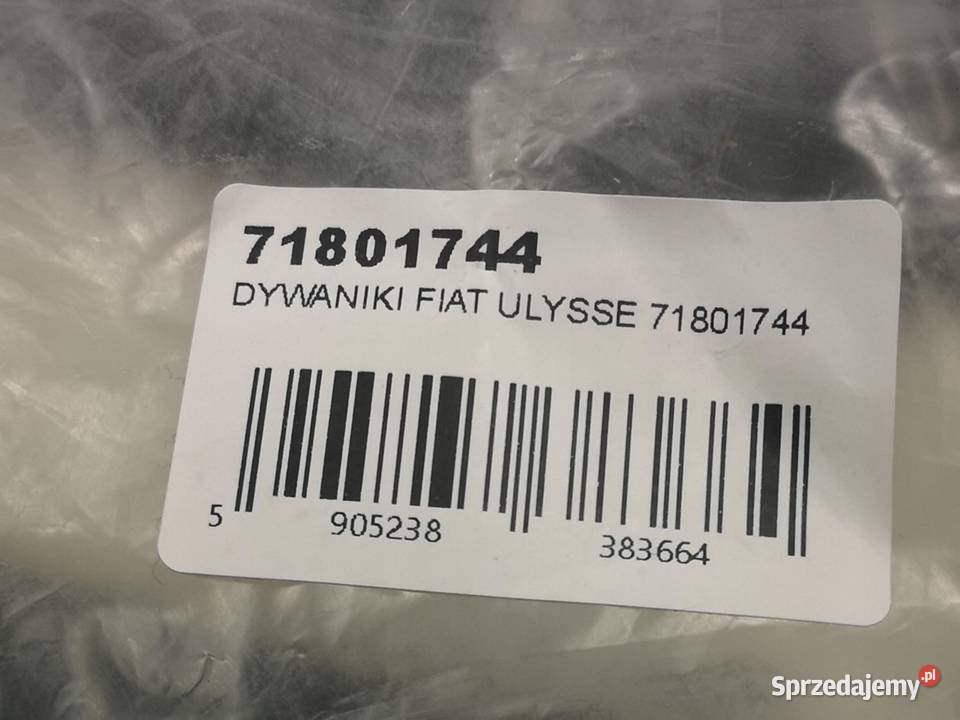 DYWANIKI WELUROWE KOMPLET FIAT ULYSSE 19942010