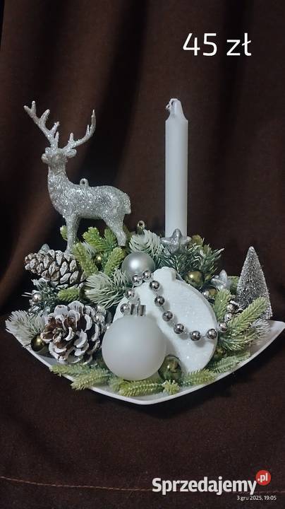 Stroik świąteczny bożonarodzeniowy