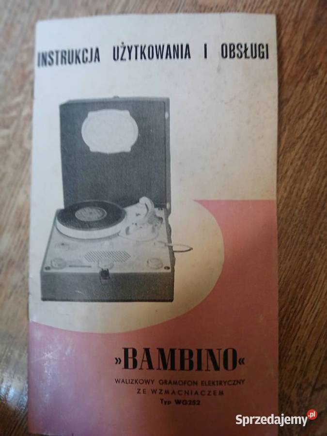 Gramofon walizkowy Bambino Kraków
