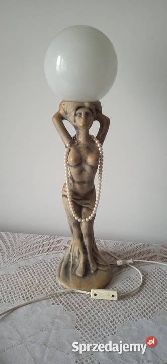 Stara lampa ŁK kamionkowa Świdnica