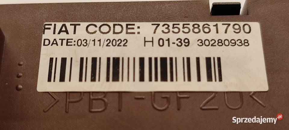 OPEL MOVANO FIAT DUCATO PANEL PRZEŁĄCZNIK