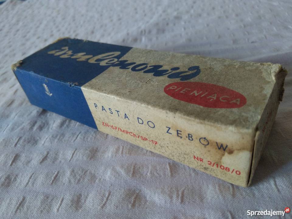 stare pudełko Pasta do zębów AZULENOWA LATA 60 Warszawa