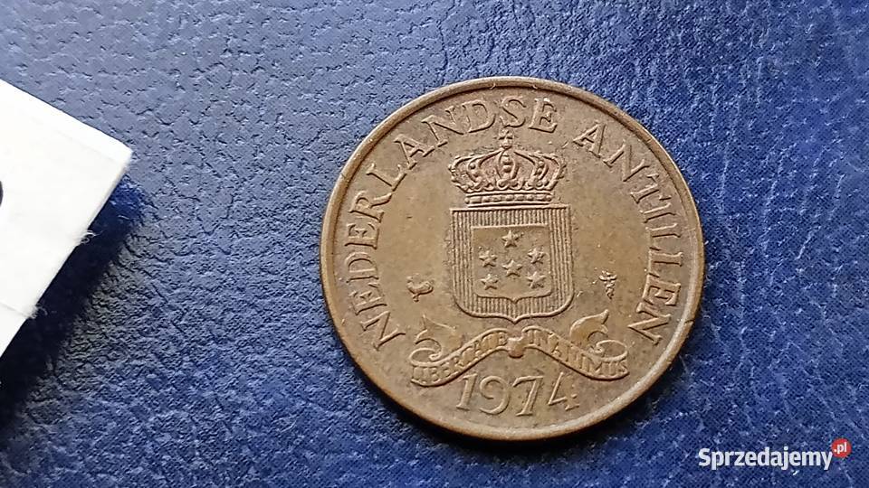Stare monety 2 12 cent 1974 Antyle Holenderskie Lesko