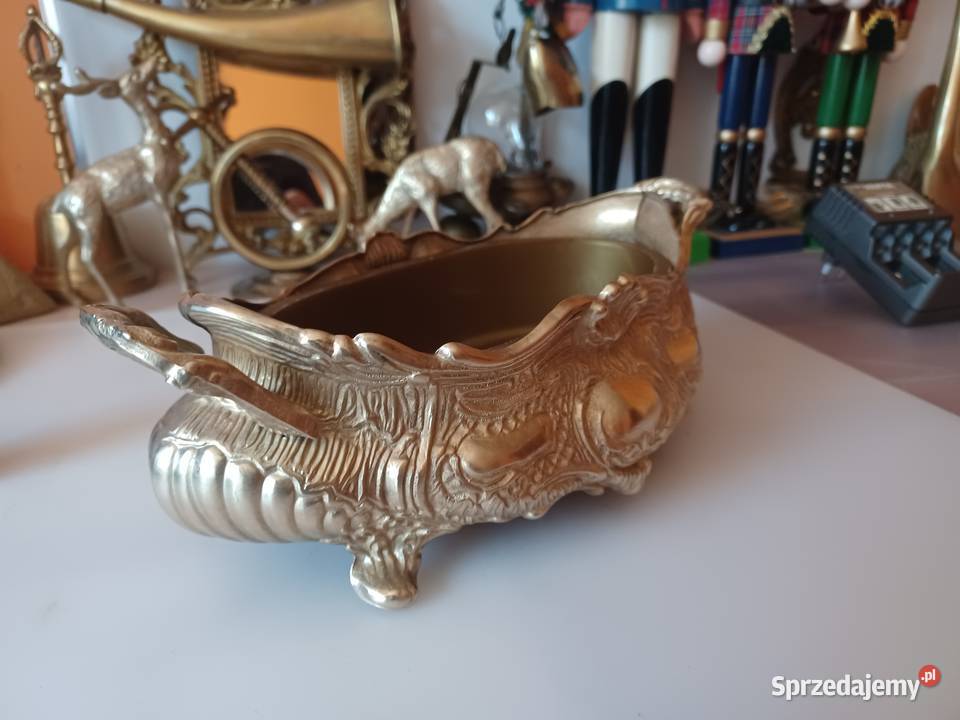 Piękna żardiniera mosiężna Poznań