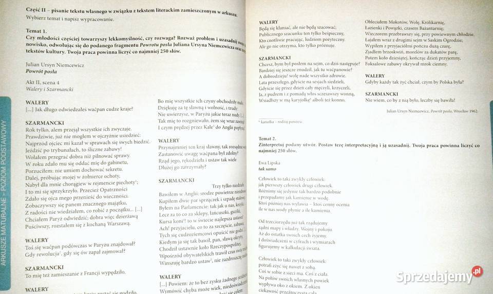 Teraz matura 2016 Język polski Marianna Gutowska Chełm