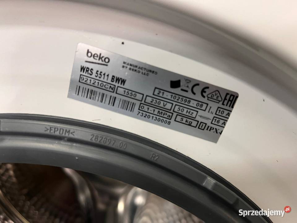 Pralka Beko WRS 5511 BWW Super Slim 5 1000 Warszawa