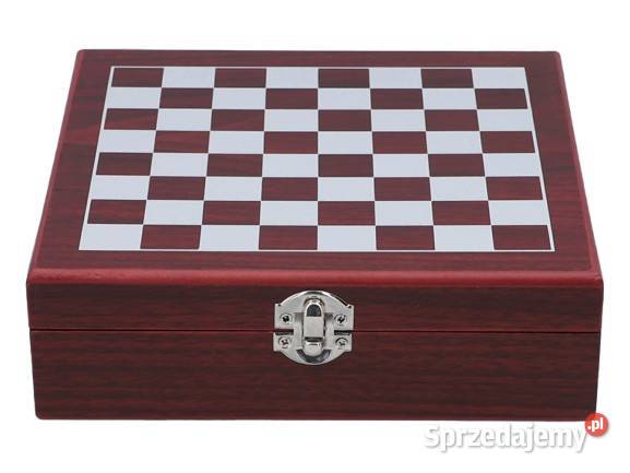 Zestaw Szachy Piersiówka Kieliszek Lejek Karty Ostrowy nad Okszą