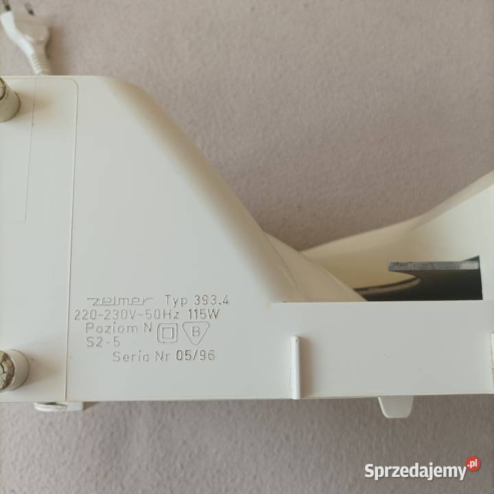 Polska elektryczna krajalnica Zelmer typ 3934 z AGD drobne Stronie Śląskie