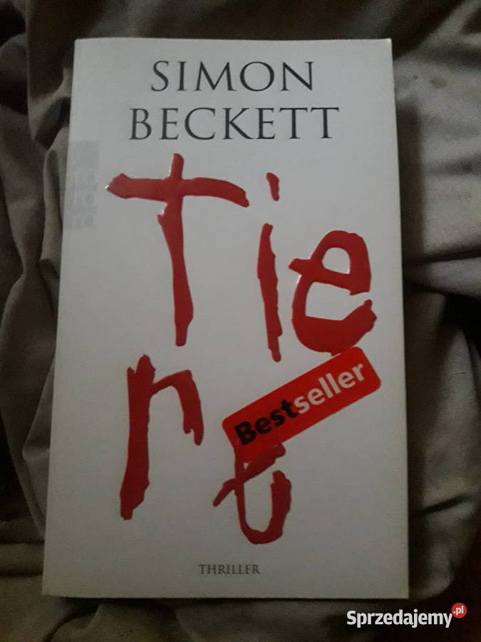 Dwupak Simon Beckett Totenfang i Tiere Deutch Warszawa