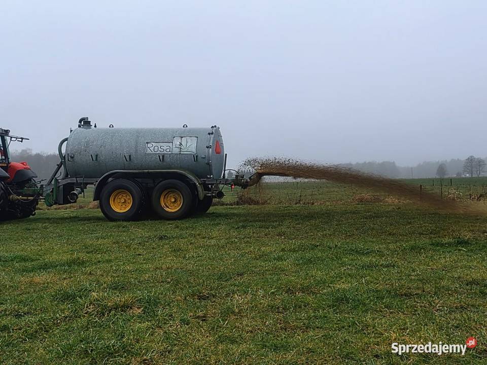 Beczkowóz wóz asenizacyjny 8000l oś skrętna Pozostałe Rozogi sprzedam
