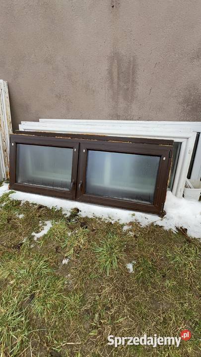 Okna 207x77 PCV Kłomnice sprzedam