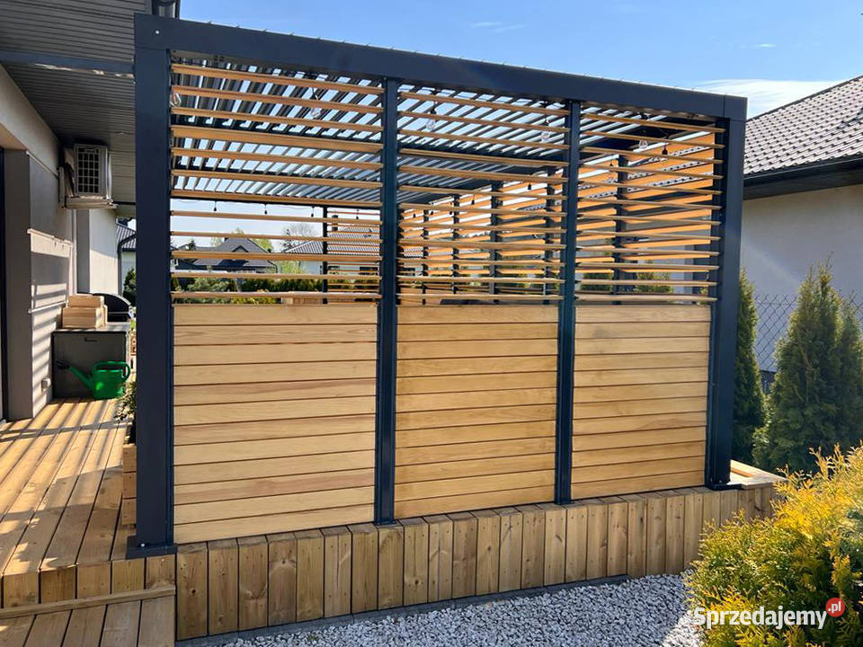 SYSTEM PROWADZĄCY ŻALUZJI TARASOWYCH SHUTTERS Altany i wiaty Legnica