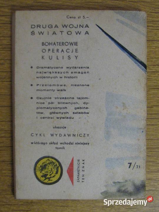 Żółty Tygrys Obce niebo 771 Parczew