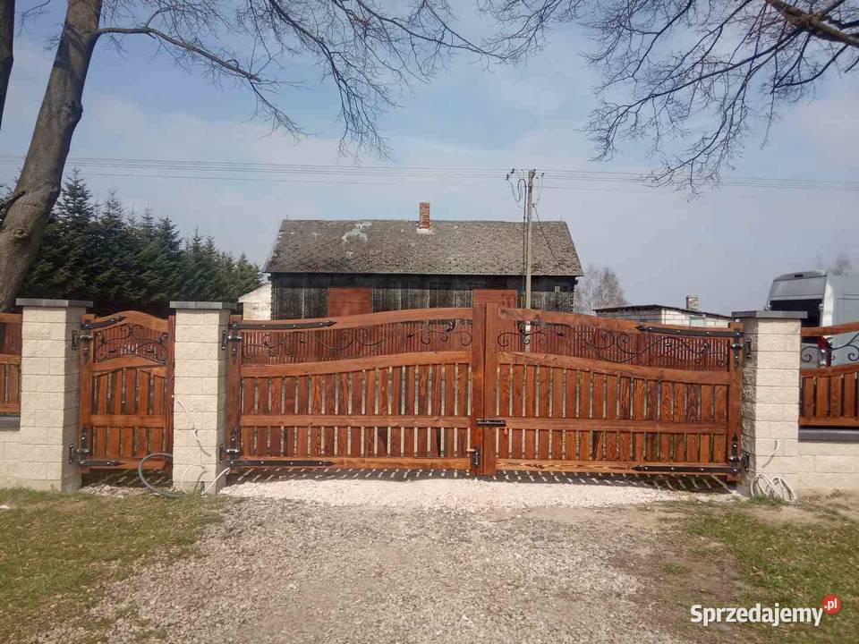 Brama drewniana model M1 Stanpor Stalowa Wola