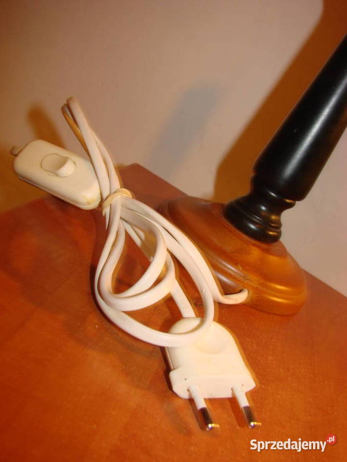 drewniana podstawa lampy inny kolor Dom i Ogród Pruszcz Gdański