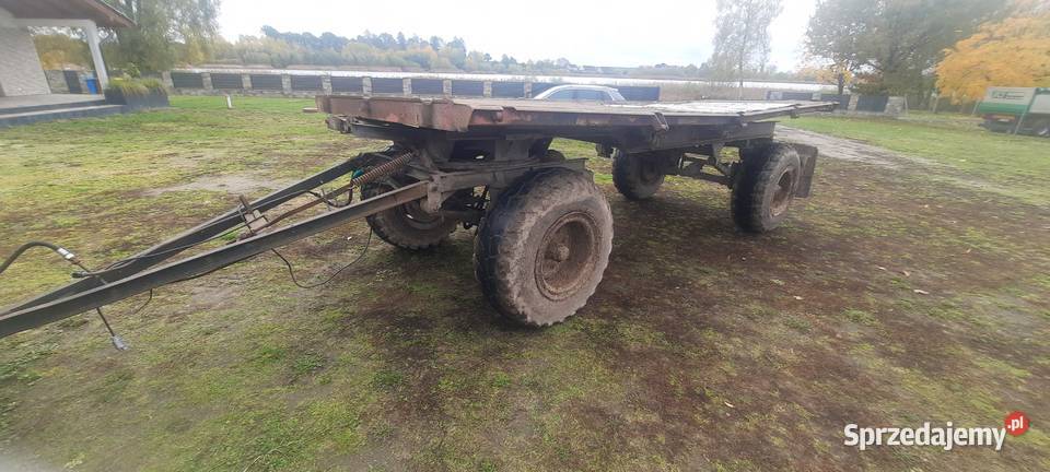 Przyczepa wywrotka HW 8011 ifa HL hlka rama Przyczepy rolnicze wielkopolskie Jastrowie