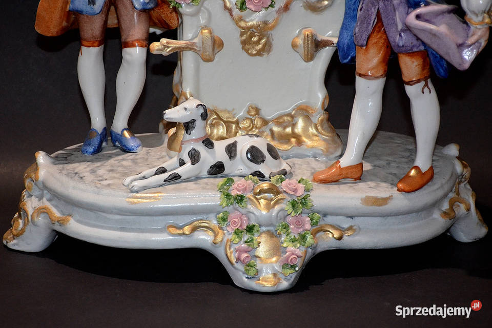 Porcelana ROCERAM figurka LEKTYKA duża 42x42 wielkopolskie Środa Wielkopolska