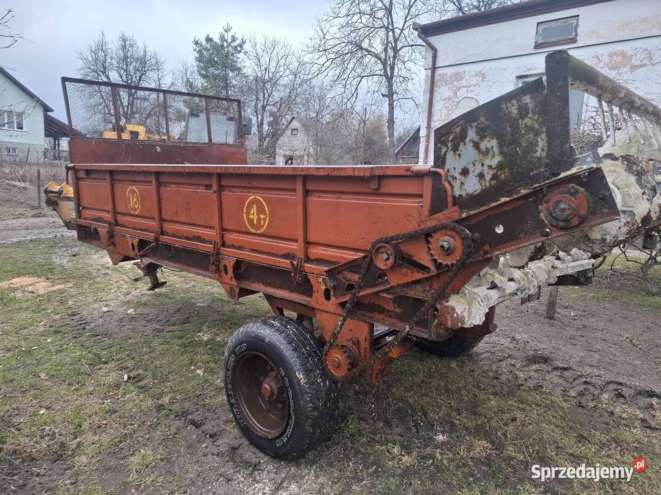Rozrzutnik obornika jednoosiowy rosyjski Hrubieszów