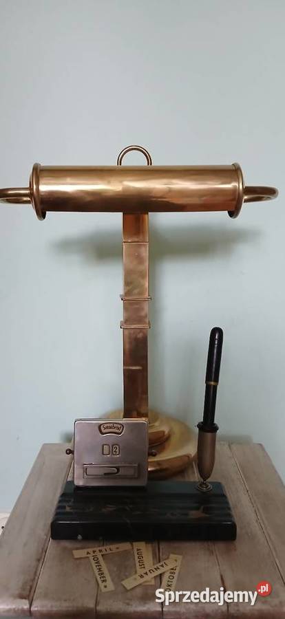 Stary biurowy kalendarz wieczny z lat 30 tych