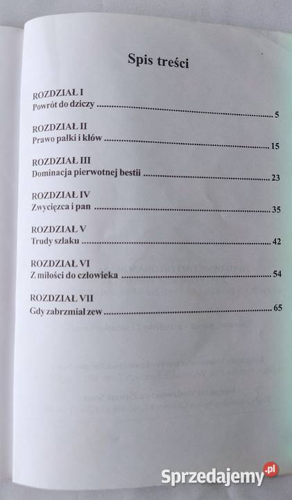 ZEW KRWI Jack London sprzedam