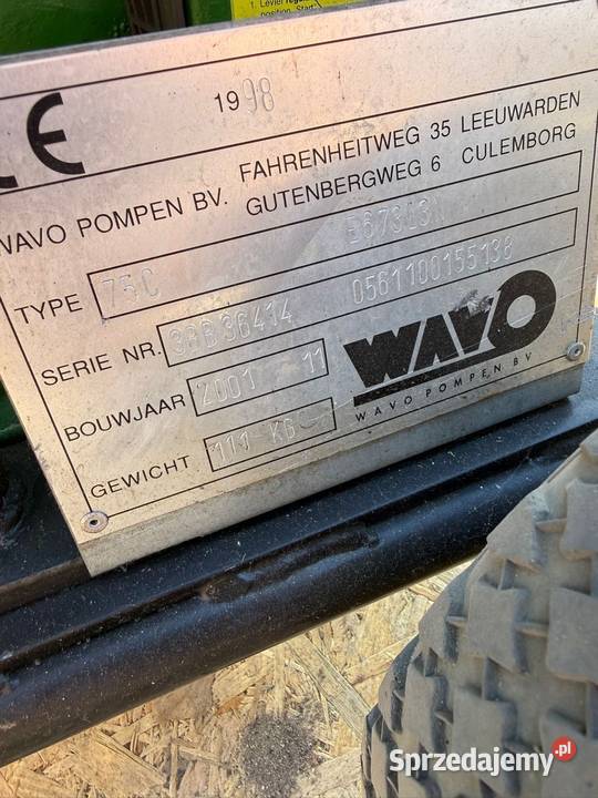 Pompa pompy wody 2 Honda WT20XWavo 750 Diesel Pozostałe dolnośląskie Sułów